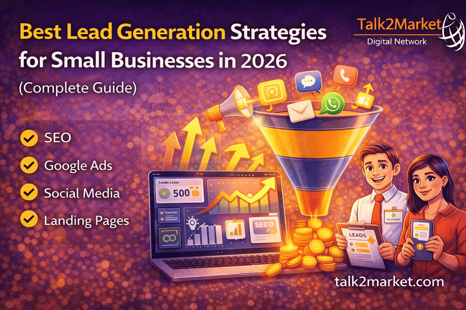 Best Lead Generation Strategies for Small Businesses in 2026 (Complete Guide)